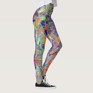 Leggings Expositions d'art originales grand lite noir de
