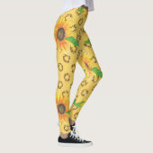 Leggings Express floral de tournesol (Droite)