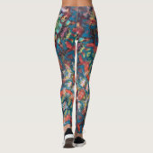 Leggings Expressionniste Abstrait (Dos)