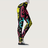 Leggings Extravagance de fruits de néon (Droite)