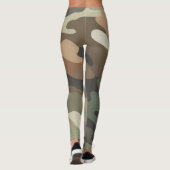 Leggings Eye Catching Camouflage Print Stylish (Dos)