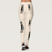 Leggings Fabric de Cat funny (Dos)