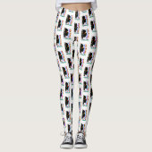 Leggings Fabuleux Melanin focalisé sans peur (Devant)