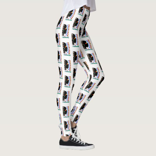 Leggings Fabuleux Melanin focalisé sans peur (Droite)