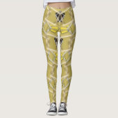 Leggings Fabulous Vegas Gold encadré dans Motif or (Devant)