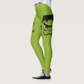 Leggings Face Frankenstein Halloween (Gauche)