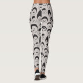 Leggings Faces comiques amusantes (Dos)