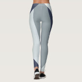 Leggings Fade gris étonnant Abstrait (Dos)