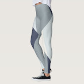 Leggings Fade gris étonnant Abstrait (Gauche)