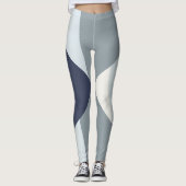 Leggings Fade gris étonnant Abstrait (Devant)