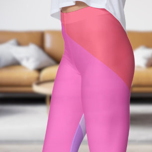 Leggings Fade rouge gras Abstrait