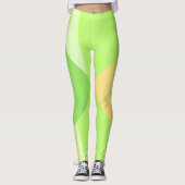 Leggings Fade verte étonnante Abstraite (Devant)
