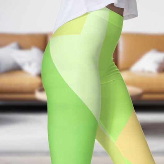 Leggings Fade verte étonnante Abstraite