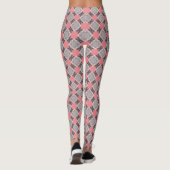Leggings Faded Circle Grid par Kenneth Yoncich (Dos)