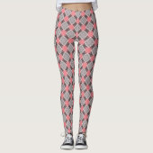 Leggings Faded Circle Grid par Kenneth Yoncich (Devant)