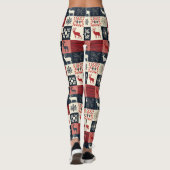Leggings Fair Isle Patchwork | Reindeer (Dos)