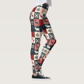 Leggings Fair Isle Patchwork | Reindeer (Droite)