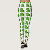 Leggings FAK YOU ! ... Courge verte (Melon d'hiver) (Dos)