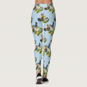 Leggings Famille Ameraucana de poulet (Dos)