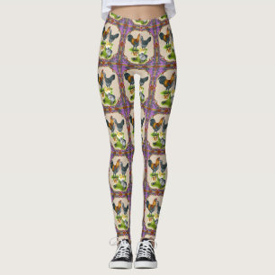 Leggings Famille Ameraucana encadrée