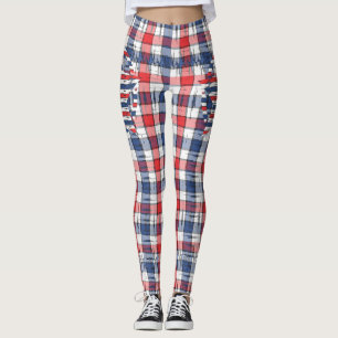 Leggings Famille américaine Patriotic Summer Holidays