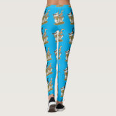 Leggings Famille de canards de Saxe (Dos)