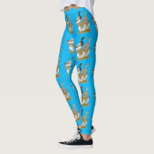 Leggings Famille de canards de Saxe (Gauche)