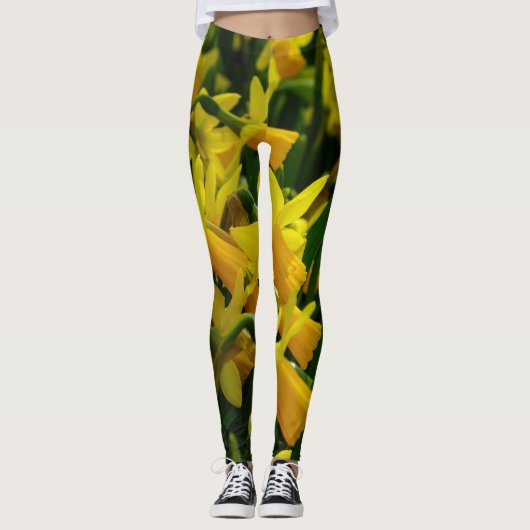 Leggings Famille De Daffodils (Devant)