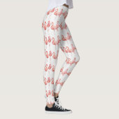Leggings Famille tropicale de | des Flamants roses (Droite)