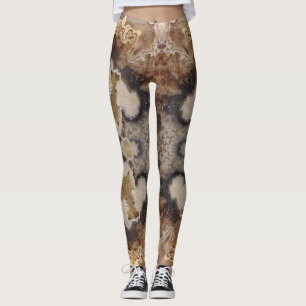 Leggings Fancy Crazy Lace Agate Rock Photo Conçu