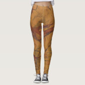 Leggings Fancy Wild Natural Rock Jasper Photo Conçu (Devant)