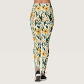 Leggings Fantaisie florale boho (Dos)