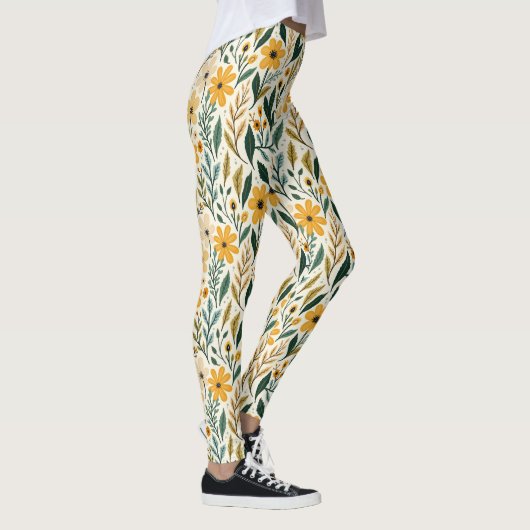 Leggings Fantaisie florale boho (Droite)