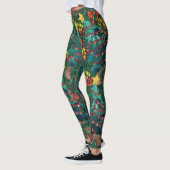 Leggings Fantastique aquarelle Noël (Gauche)