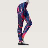 Leggings Fantastique Fleur Fury Dragon (Droite)