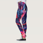 Leggings Fantastique Fleur Fury Dragon (Gauche)