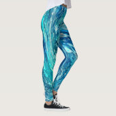 Leggings Fantastique onde Abstraite (Droite)