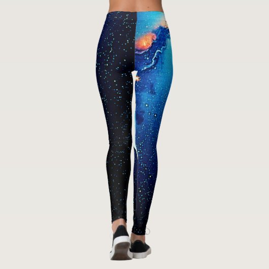 Leggings Fantôme cosmique dans la conception spatiale (Dos)