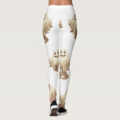 Leggings Fantôme d'Halloween souriant (Dos)