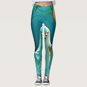 Leggings Fantôme éffrayant avec Eerie Balloon