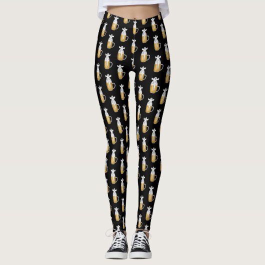 Leggings Fantôme effrayant d'Halloween (Devant)