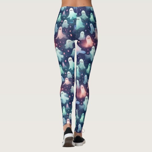 Leggings Fantômes d'Halloween et Goblins (Dos)