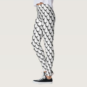 Leggings Fantômes et chats noirs