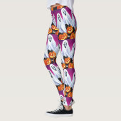 Leggings Fantômes et Citrouilles d'Halloween (Gauche)