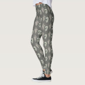 Leggings Fantômes et crânes d'Halloween (Gauche)