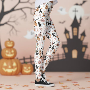 Leggings Fantômes et sorts motif magique Halloween ID1327