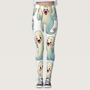 Leggings Fantômes Mignons Effrayants : Amusant à faire peur