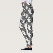 Leggings Fantômes mignons sur plaque noire (Gauche)