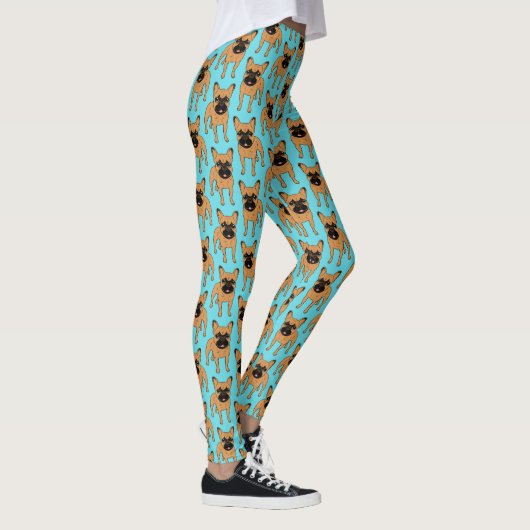 Leggings Faon d'or Frenchie (Droite)
