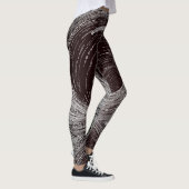 Leggings Fascinating Retro Black & White Vortex (Droite)